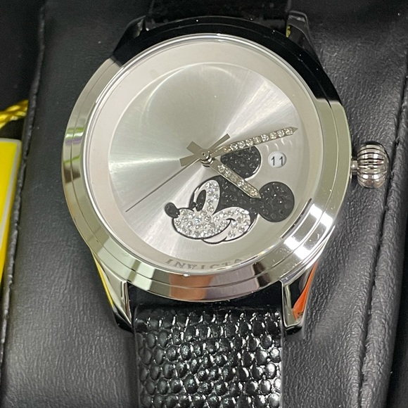 SOLD  Disney Limited Mickey Mouse Watch38 Black - Picture 2 of 9
